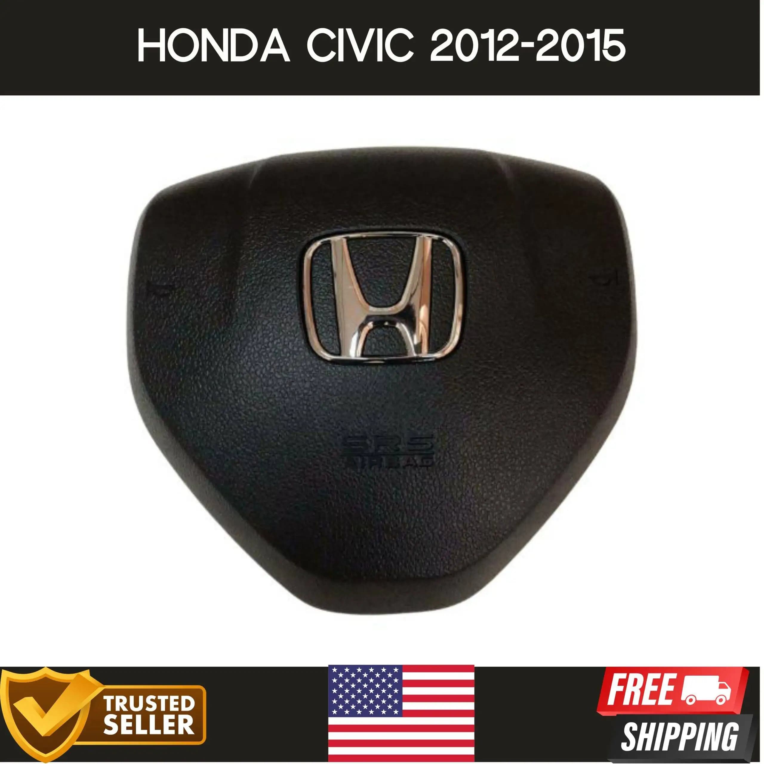 HONDA Civic Airbag Left Driver Steering Wheel 2012 2013 2014 2015 image 1